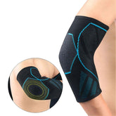Sports elbow pads – knitted, non-slip & compressive for training and exercise