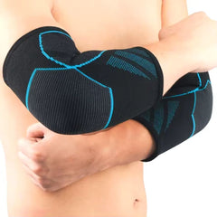 Sports elbow pads – knitted, non-slip & compressive for training and exercise