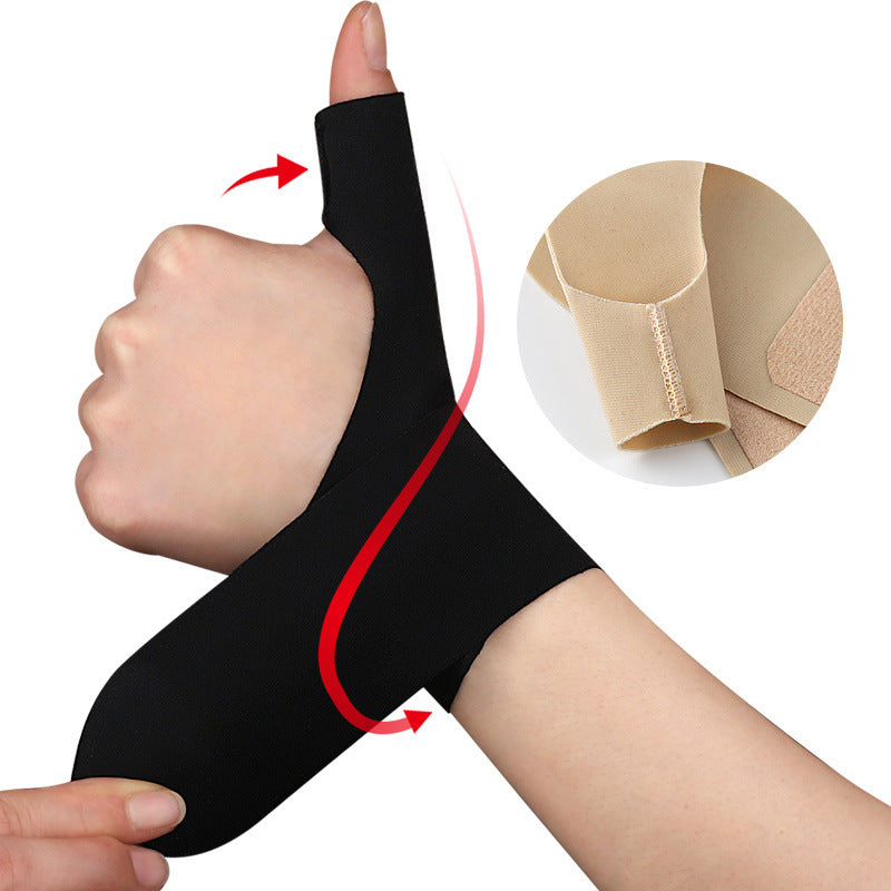 Wrist and thumb support – Adjustable, breathable, stabilizing for “mommy hand”