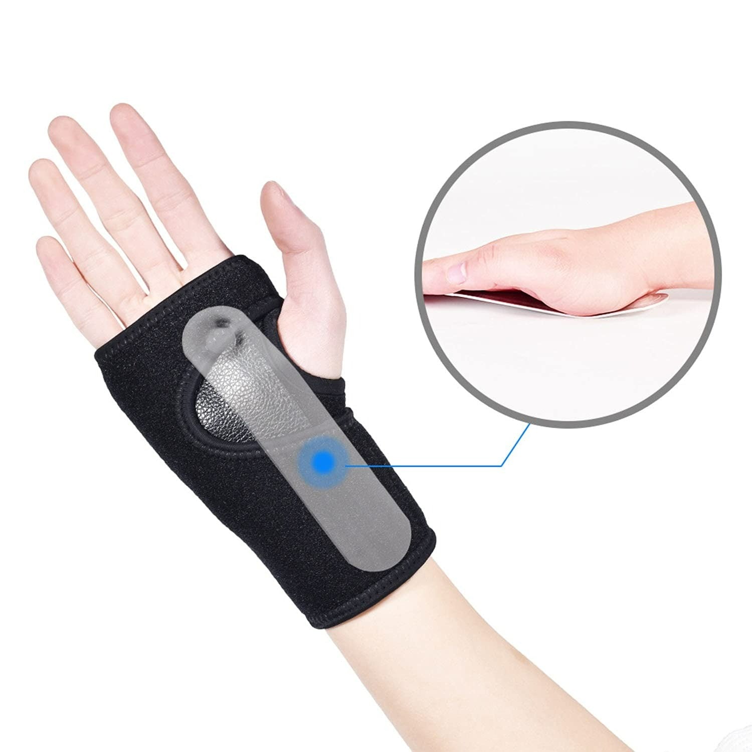 Wrist support with strap – For carpal tunnel syndrome, men